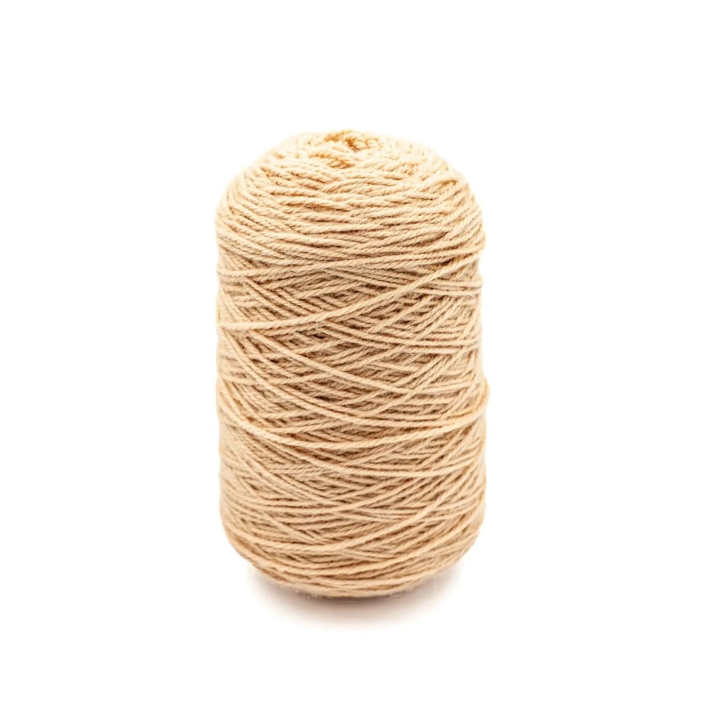 Warm Ivory Wool Yarn