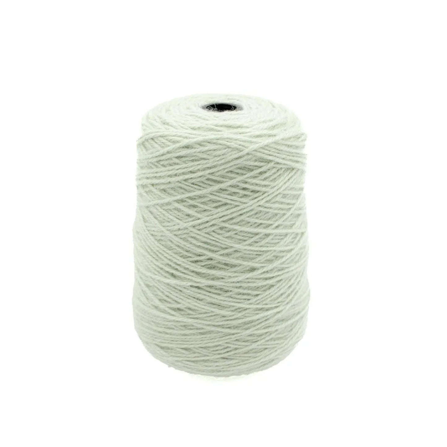 Cream Mint Wool Yarn